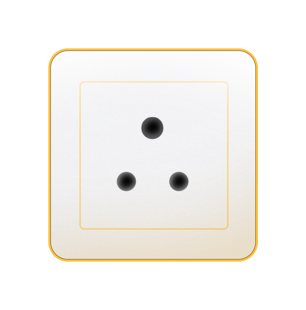 Stecker und Steckdosen in Agra 3 Steckdosen Typ M